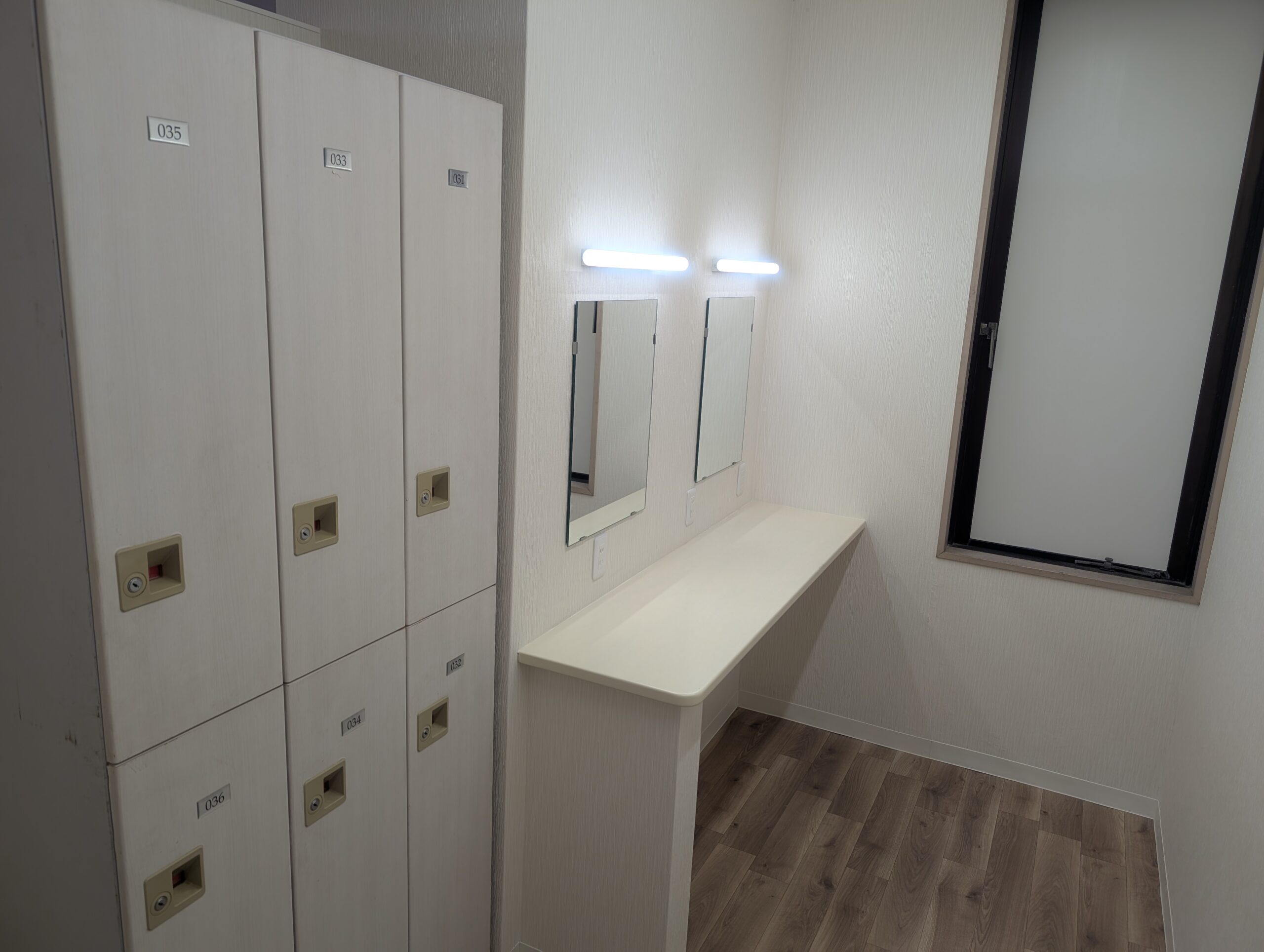 Be-Fitness 更衣室・パウダールーム